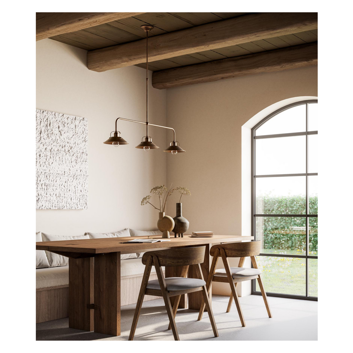 CASCINA LAMPADARIO 3 LUCI