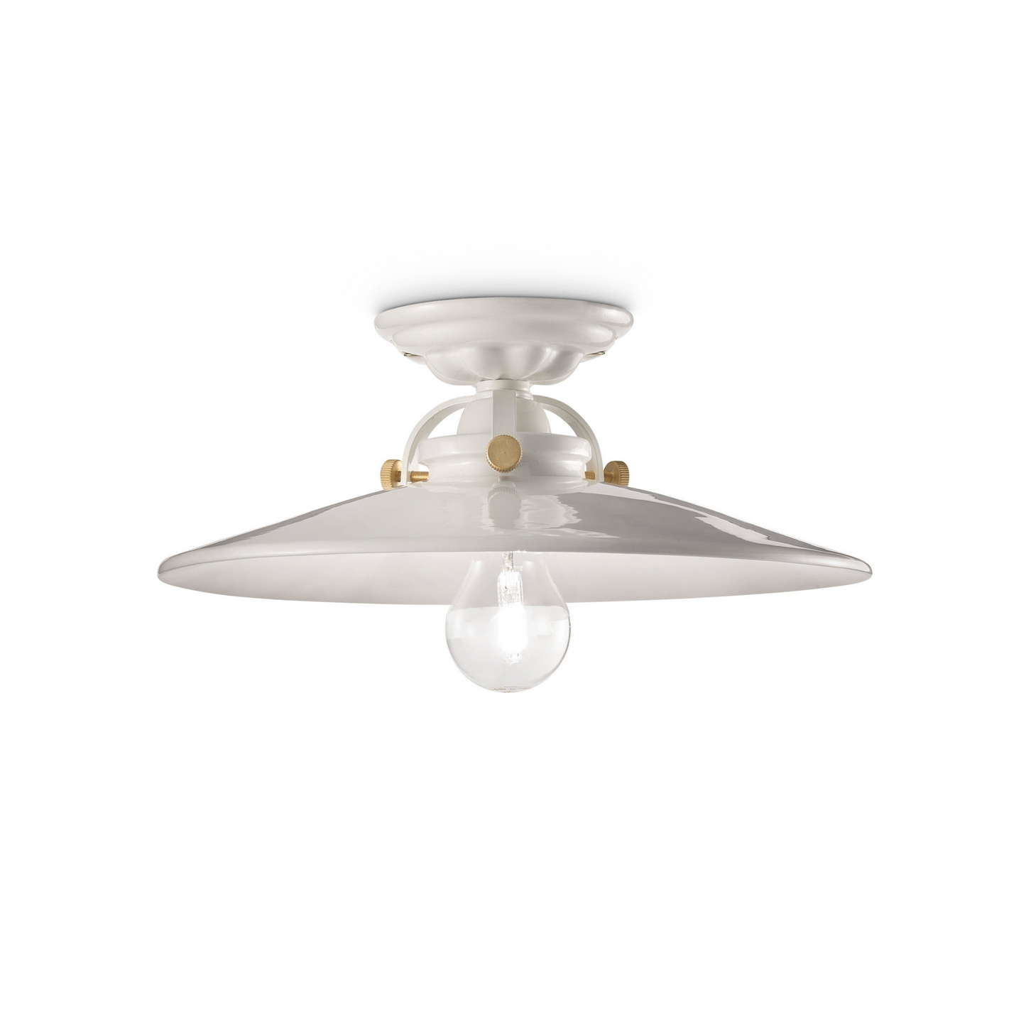 PLAFONIERA 1 x max 77W E27 Dimensioni H 11cm | ∅ 31cm