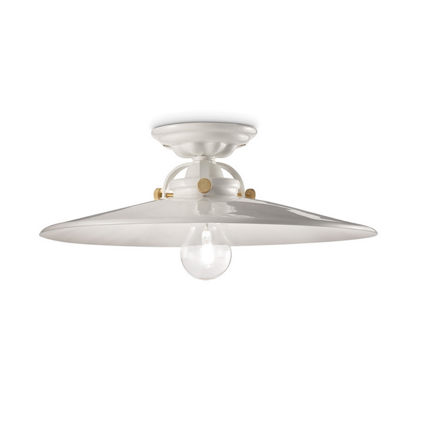 PLAFONIERA 1 x max 77W E27 Dimensioni H 12cm | ∅ 42cm