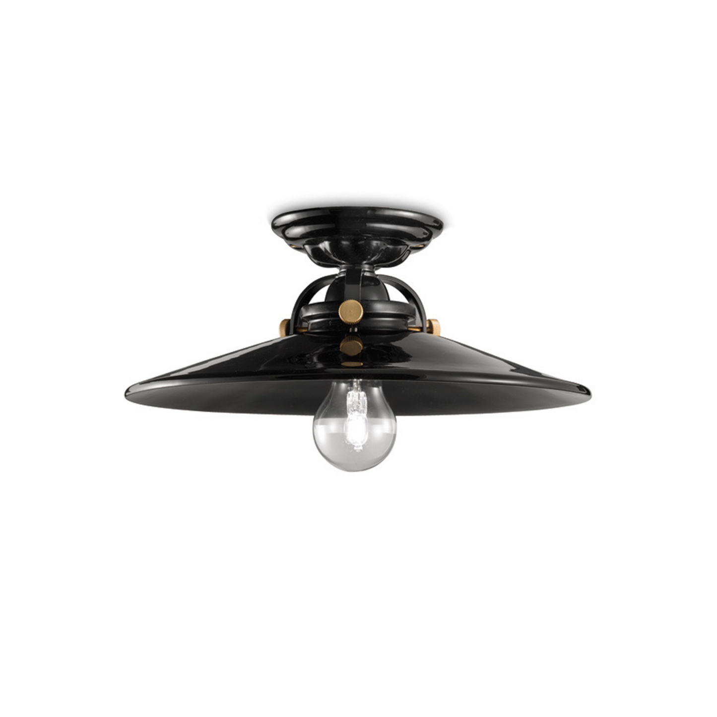 PLAFONIERA 1 x max 77W E27 Dimensioni H 11cm | ∅ 31cm