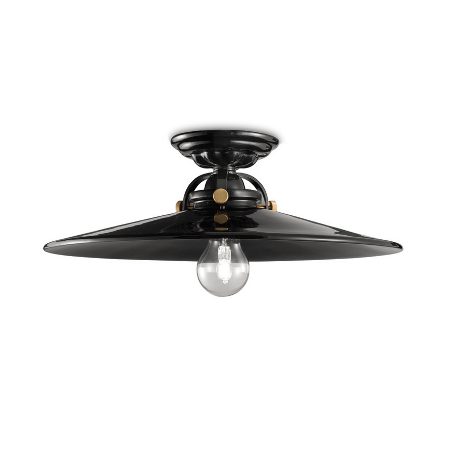 PLAFONIERA 1 x max 77W E27 Dimensioni H 12cm | ∅ 42cm