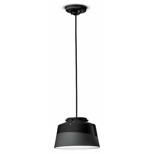 SOSPENSIONE D.21
Lampadina 1 x max 77W E27
Dimensioni H 17cm | ∅ 23cm