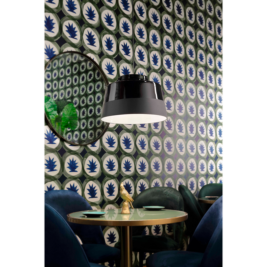 SOSPENSIONE D.40
Lampadina 1 x max 77W E27
Dimensioni H 25cm | ∅ 40cm