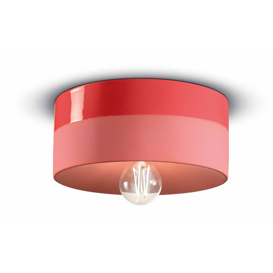 PLAFONIERA D.25 CERAMICA C1793FerroluceLampade da soffittoferroluce,soffitto,ceramica