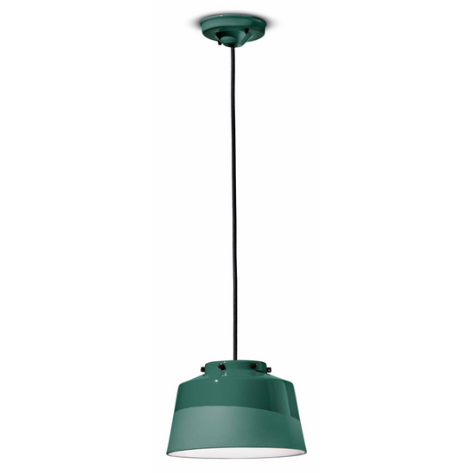 SOSPENSIONE D.21
Lampadina 1 x max 77W E27
Dimensioni H 17cm | ∅ 23cm