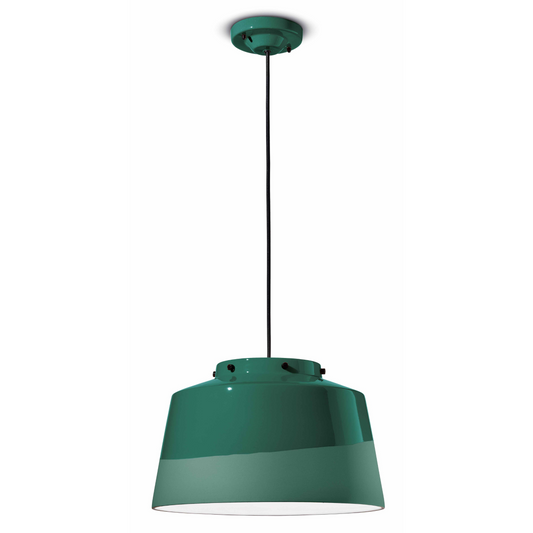 SOSPENSIONE D.40
Lampadina 1 x max 77W E27
Dimensioni H 25cm | ∅ 40cm